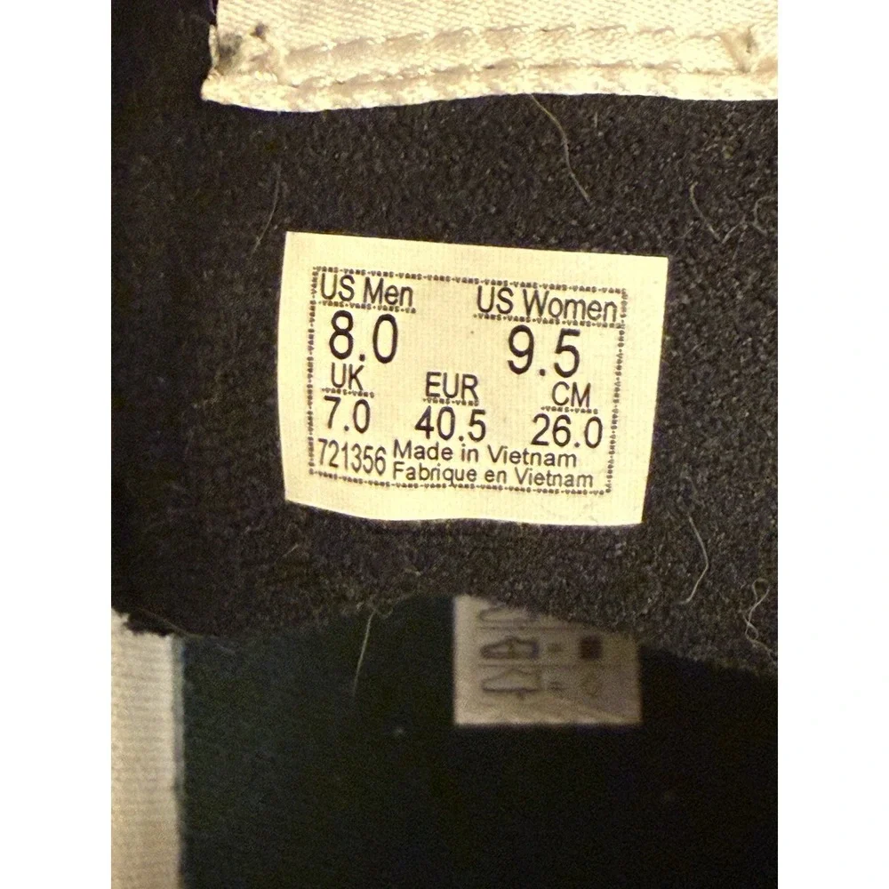 VANS SK8-HI‎ TAPERED STACKFORM OSF SHOE Canvas Dark Green Floral Men's 8 Wms 9.5